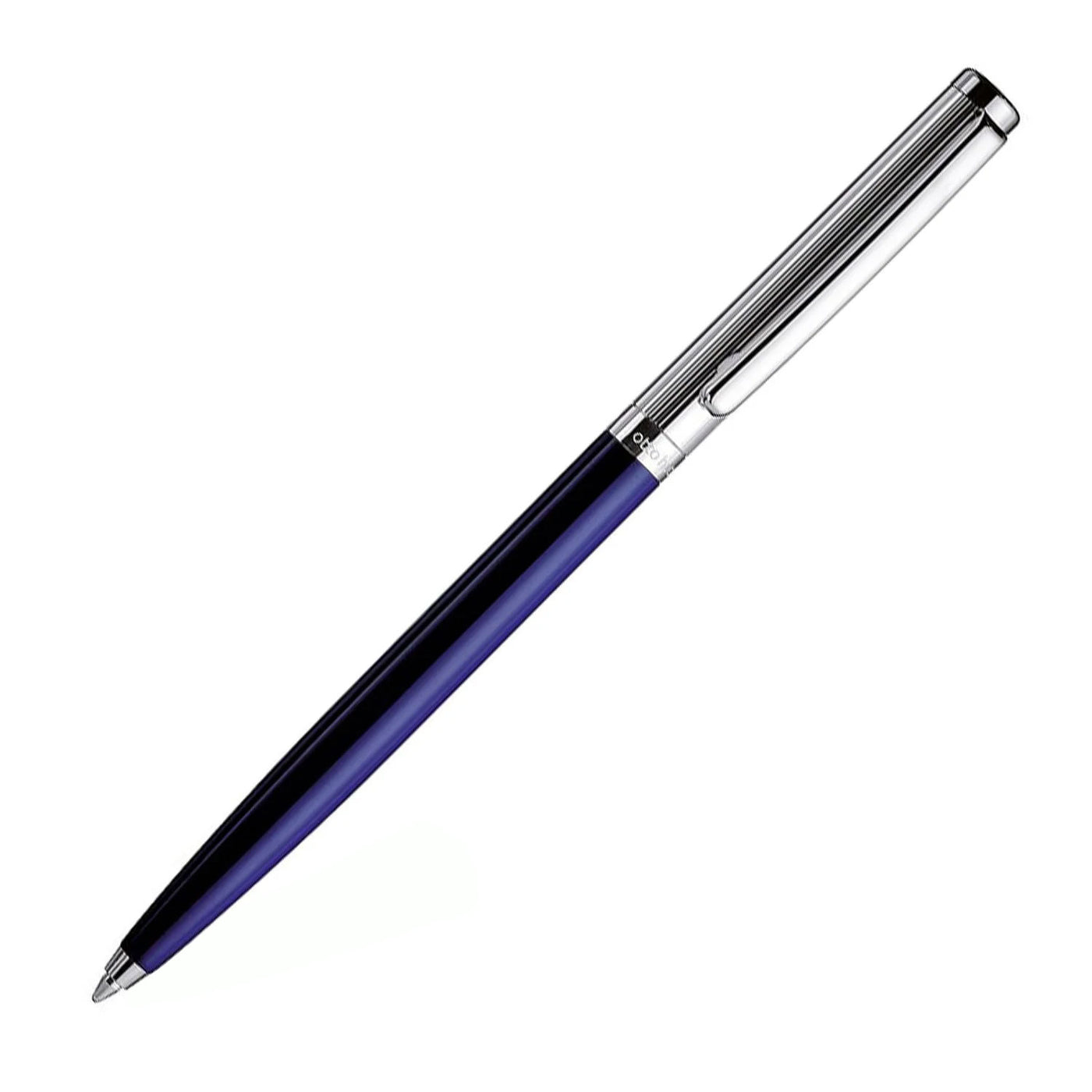 Otto Hutt Design 01 Pinstrip Ball Pen, Blue