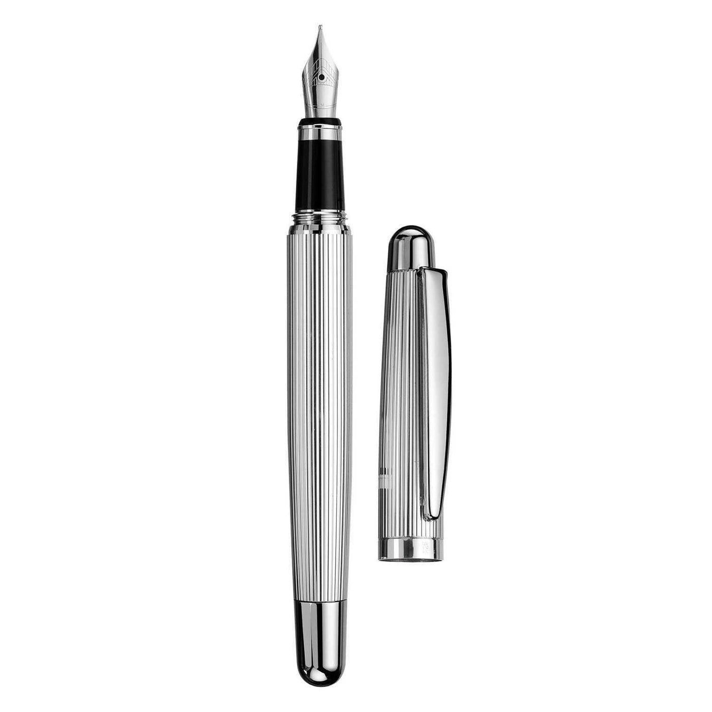 Otto Hutt Design 02 Fountain Pen Sterling Silver Steel Nib 2