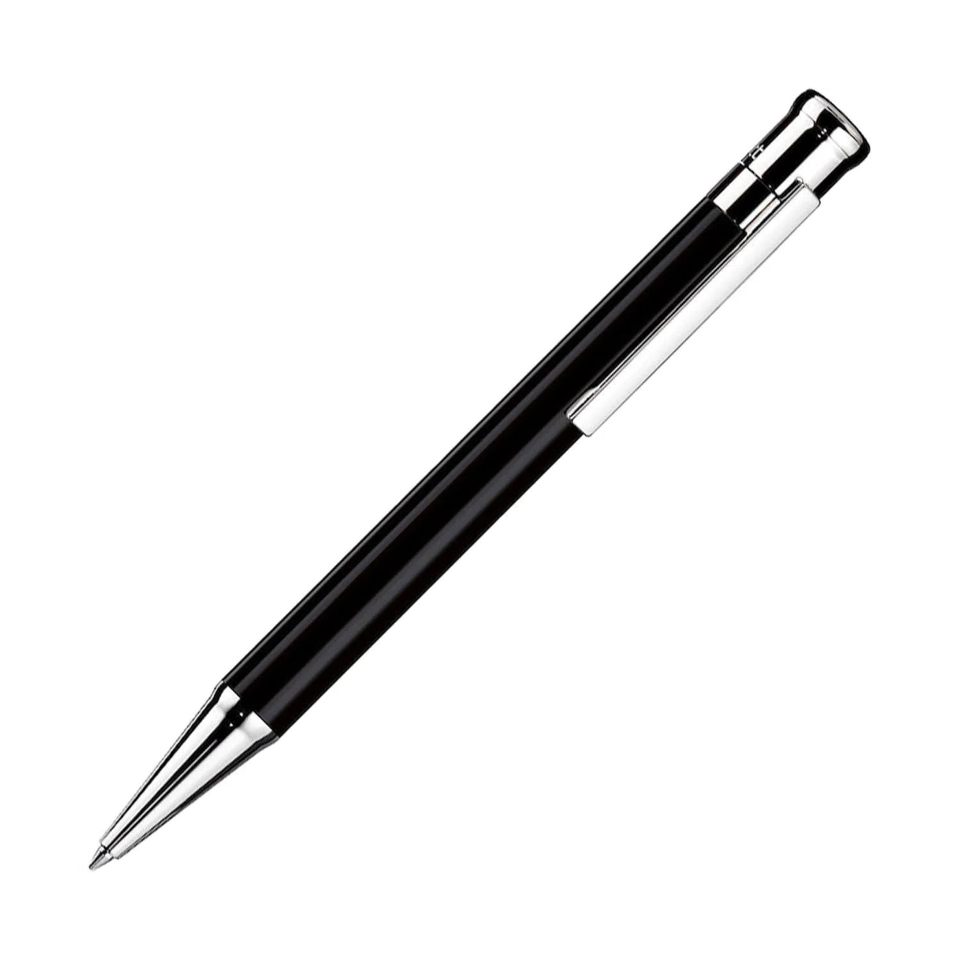 Otto Hutt Design 04 Ball Pen Black / Chrome Trim 1