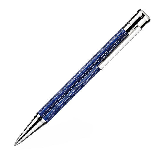 Otto Hutt Design 04 Ball Pen, Blue Wave