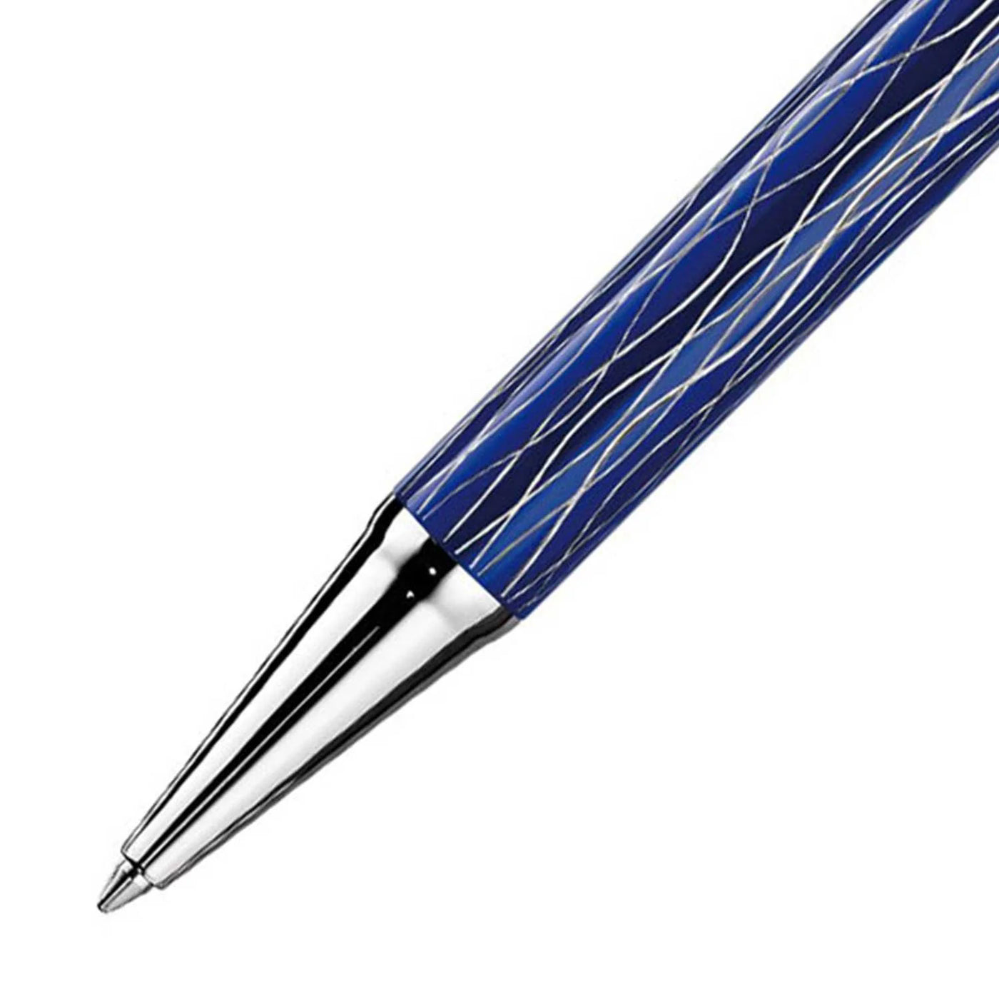 Otto Hutt Design 04 Ball Pen, Blue Wave