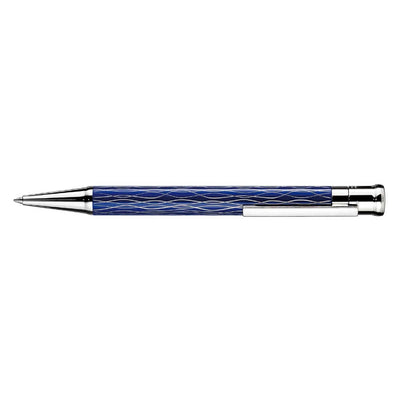 Otto Hutt Design 04 Ball Pen, Blue Wave