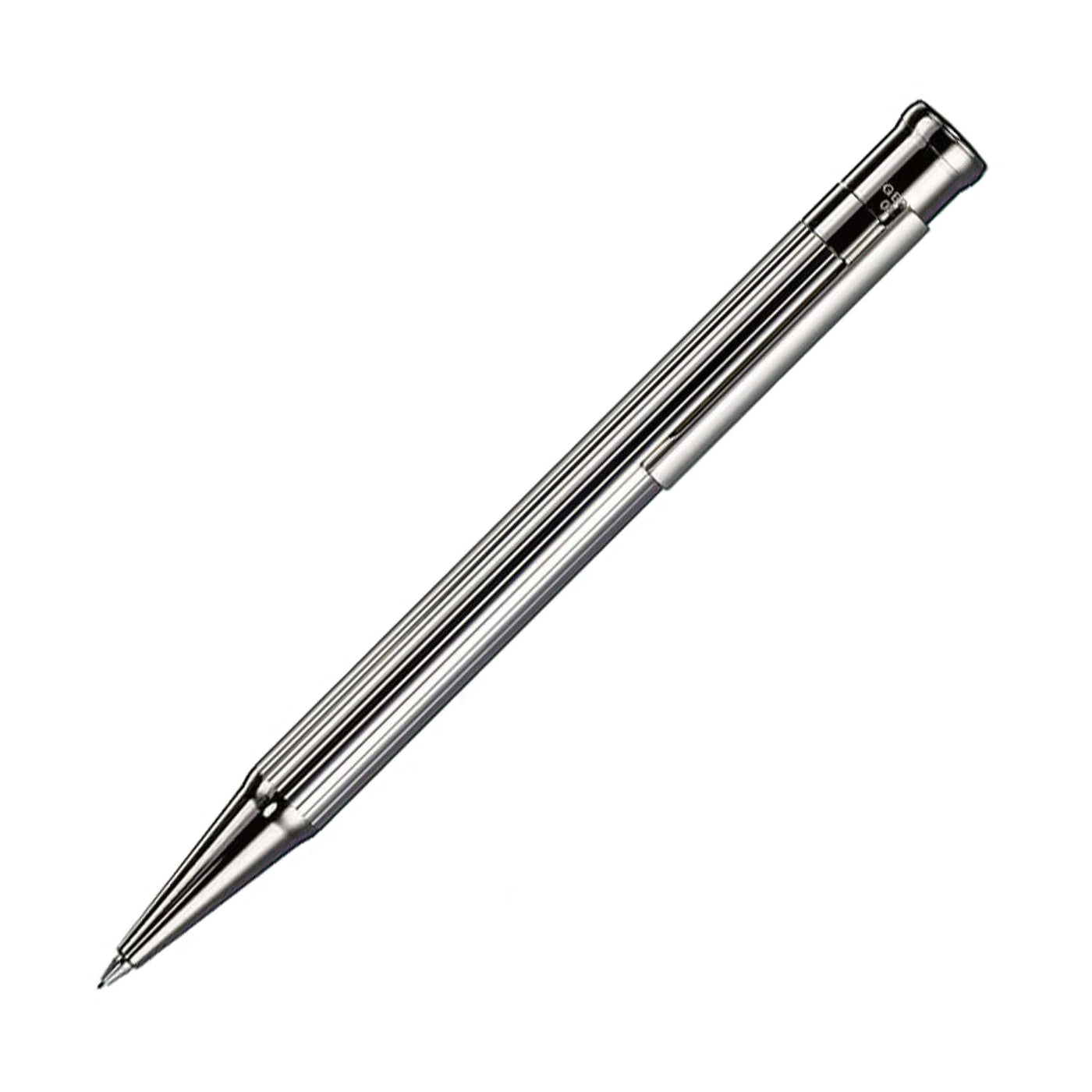 Otto Hutt Design 04 Ball Pen Silver Pinstrip 1