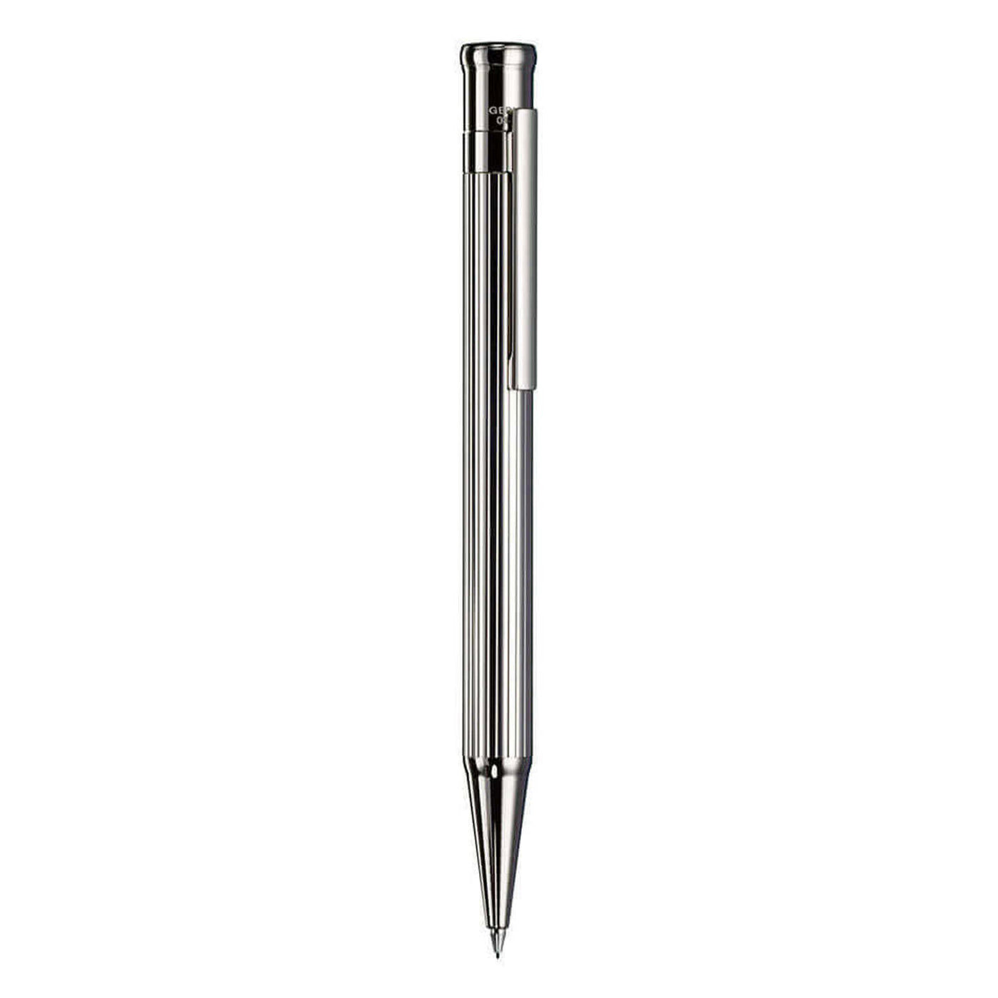 Otto Hutt Design 04 Ball Pen Silver Pinstrip 2
