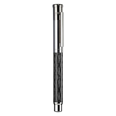 Otto Hutt Design 04 Fountain Pen Grooved Black 18K Gold Nib 4