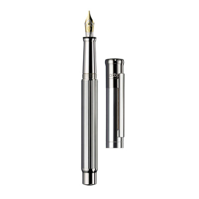 Otto Hutt Design 04 Fountain Pen Sterling Silver 18K Gold Nib 2