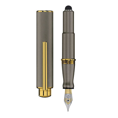 Otto Hutt Design 05 Fountain Pen, Grey - Gold Plated Nib