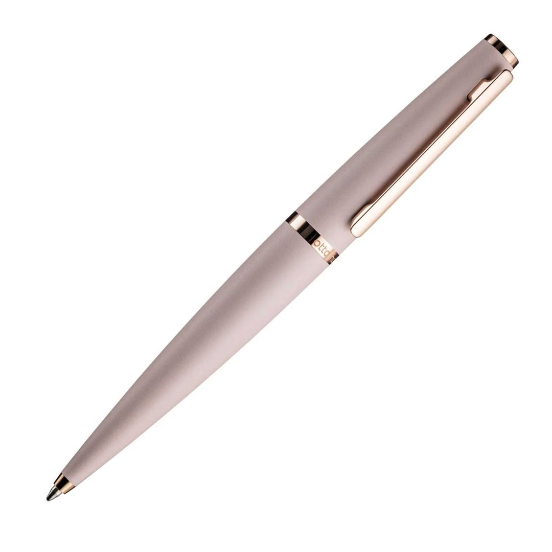 Stylo Plume Otto Hutt Design D06 Charms - Corps Rose Brillant, Plume Acier
