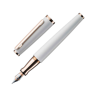 Otto Hutt Design 06 Fountain Pen, White - Bicolour Steel Nib
