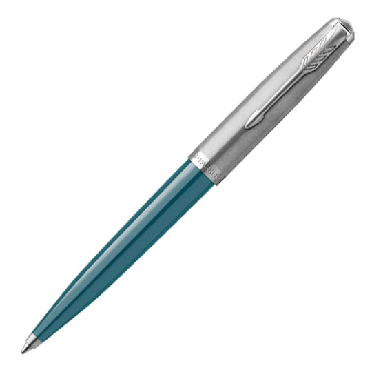 Parker 51 Ball Pen, Teal Blue
