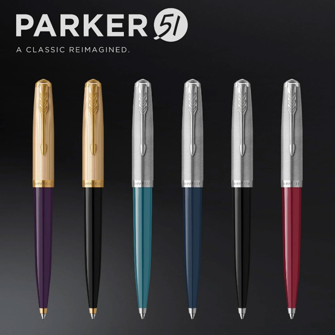 Parker 51 Ball Pen Teal Blue 8