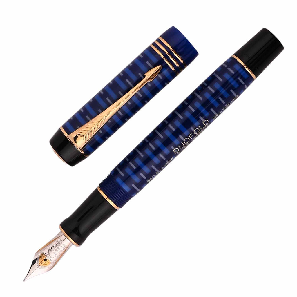 PARKER Duofold Lapis-Blue MP 芯径0.7mm