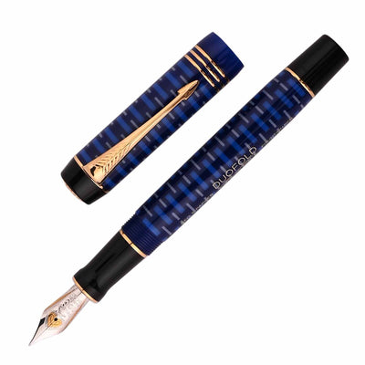 Parker Duofold 100th Anniversary Limited Edition Fountain Pen, Lapis Lazuli Blue - 18K Gold Nib 1