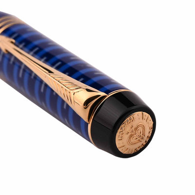 Parker Duofold 100th Anniversary Limited Edition Fountain Pen, Lapis Lazuli Blue - 18K Gold Nib 4