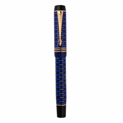 Parker Duofold 100th Anniversary Limited Edition Fountain Pen, Lapis Lazuli Blue - 18K Gold Nib 6