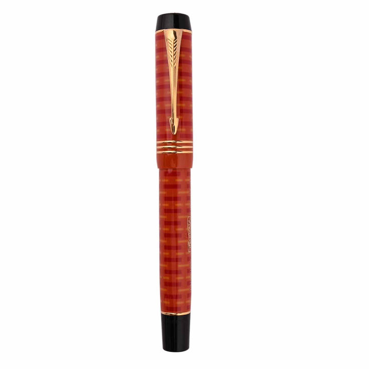 Parker Duofold Red L. E. Fountain Pen | Shop Online at Makoba | Parker