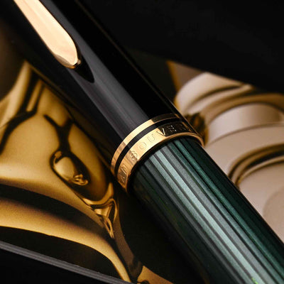 Pelikan M1000 Fountain Pen - Black Green 13