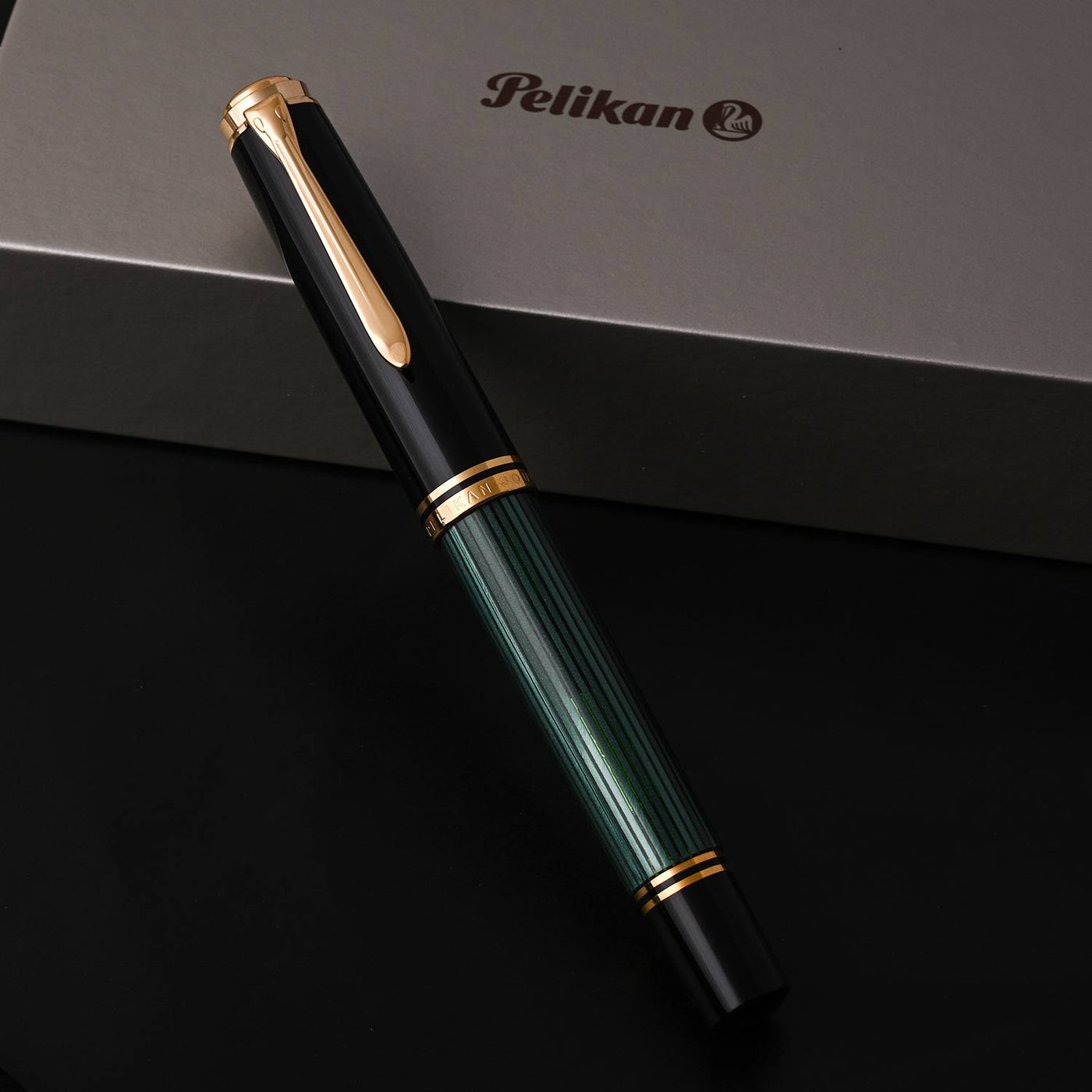 Pelikan M1000 Fountain Pen - Black Green 15
