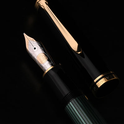 Pelikan M1000 Fountain Pen - Black Green 9