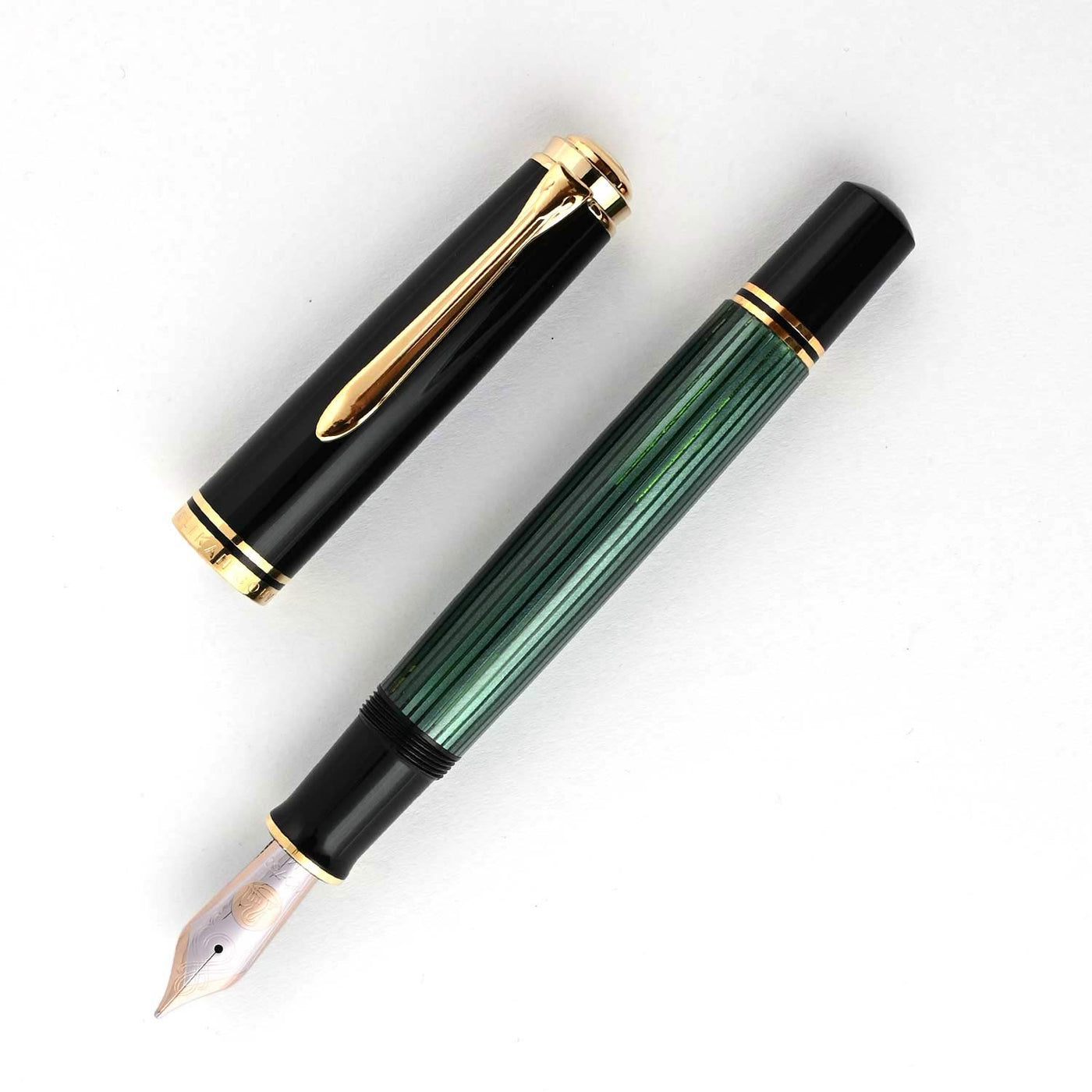 Pelikan M1000 Fountain Pen - Black Green 1