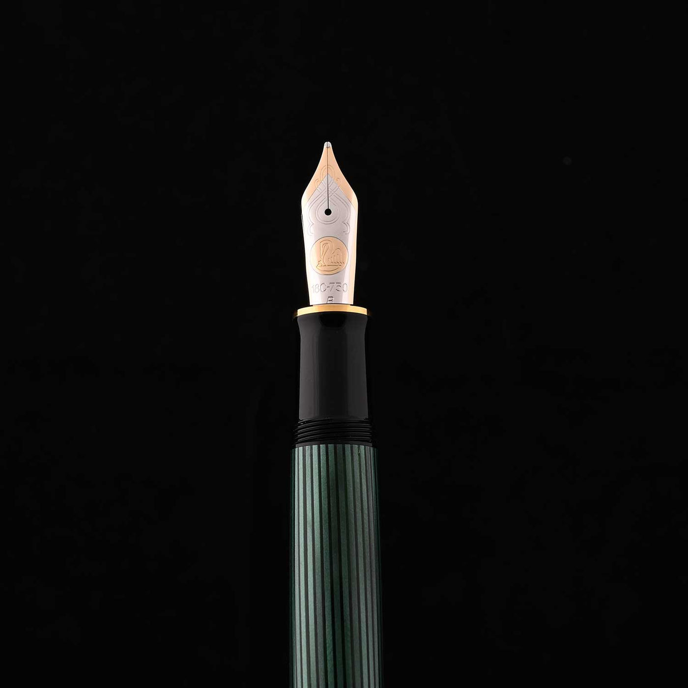 Pelikan M800 Fountain Pen - Black Green 12