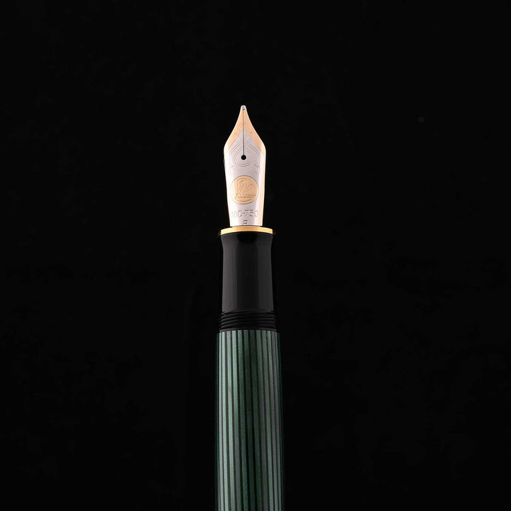 Pelikan M800 Black Green Fountain Pen | Shop Online at Makoba |Pelikan