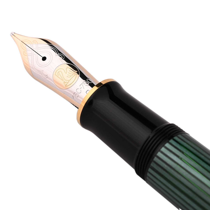 Pelikan M800 Black Green Fountain Pen Shop Online at Makoba |Pelikan