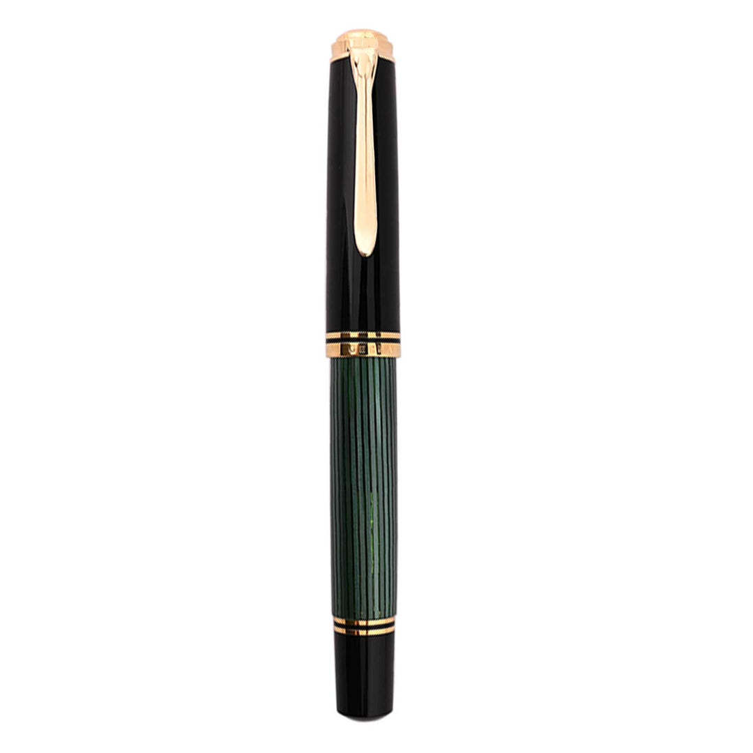 Pelikan M800 Black Green Fountain Pen | Shop Online at Makoba |Pelikan