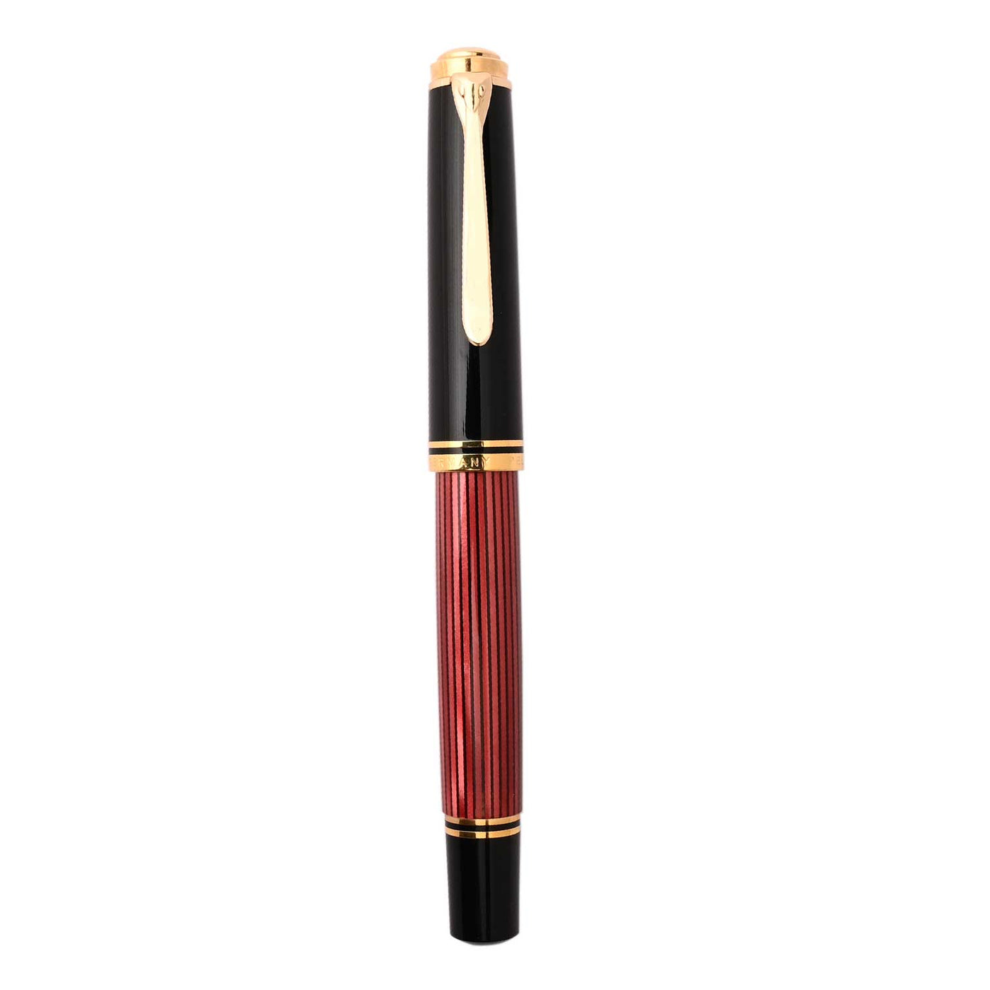 Pelikan M800 Fountain Pen - Black Red GT 6