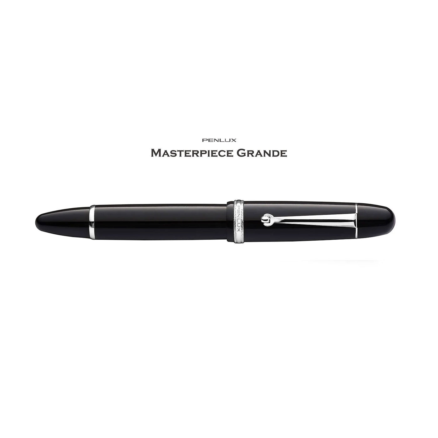 Penlux Masterpiece Grande Fountain Pen - Black 3