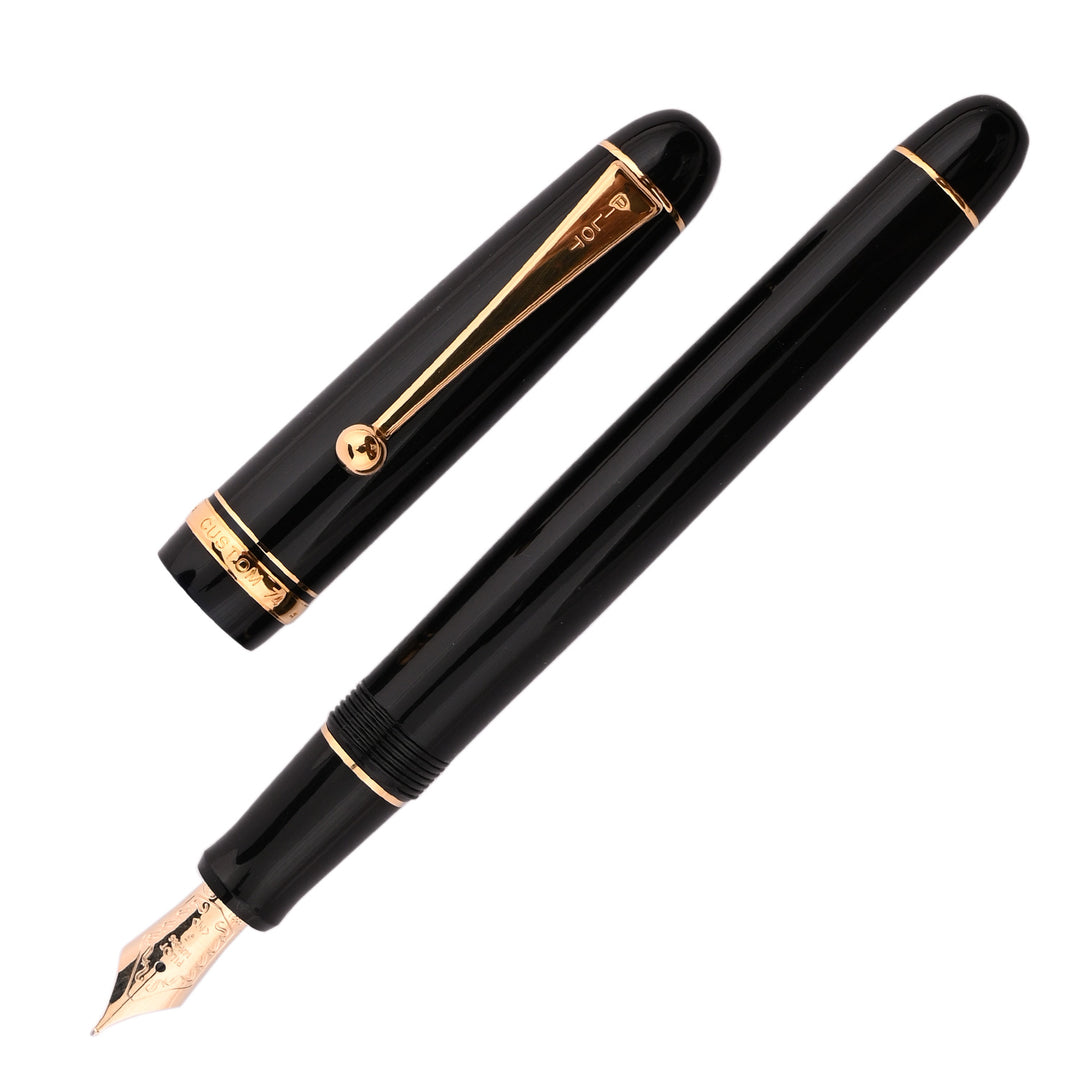 Buy Pilot Custom 74 Fountain Pen - Black GT Online at Makoba - Pilot