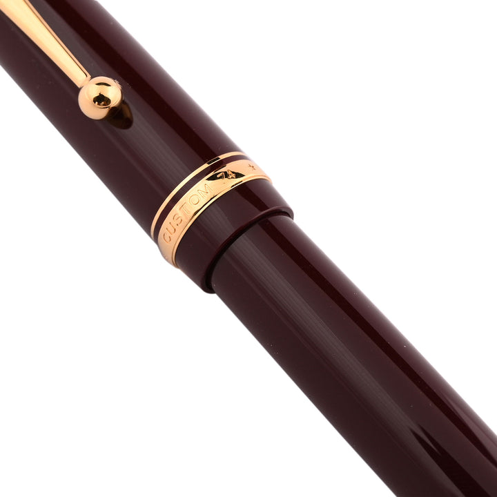 Buy Pilot Custom 74 Fountain Pen - Deep Red GT Online at Makoba- Pilot