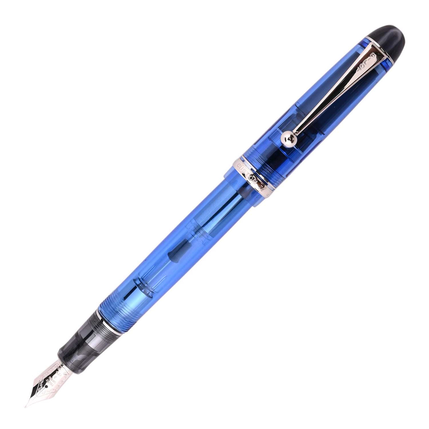 Pilot Custom 74 Fountain Pen - Tinted Blue CT 2