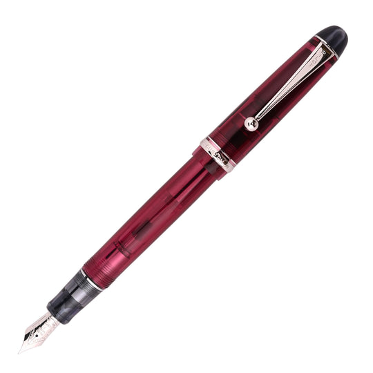 Pilot Custom 74 Fountain Pen - Tinted Wine Red CT