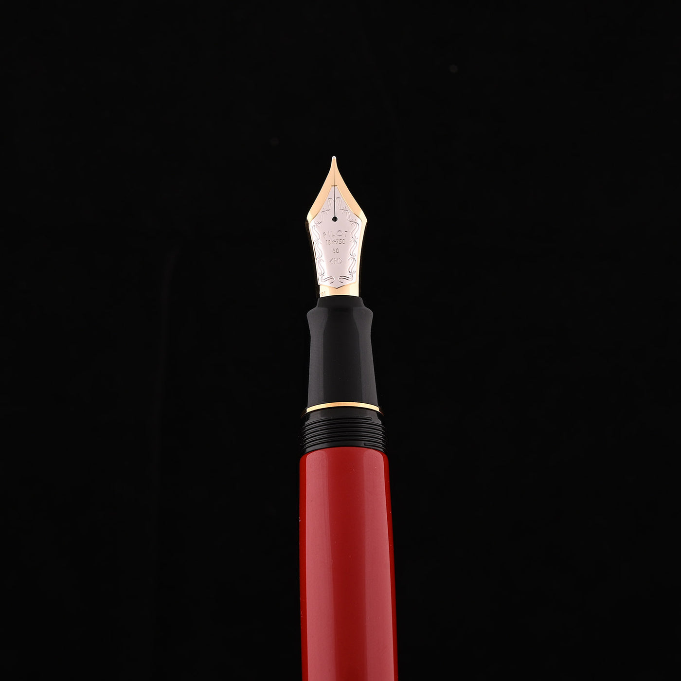 Pilot Custom Urushi Fountain Pen - Vermillion Red GT 8