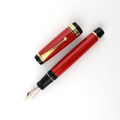 Pilot Custom Urushi Fountain Pen - Vermillion Red GT 1