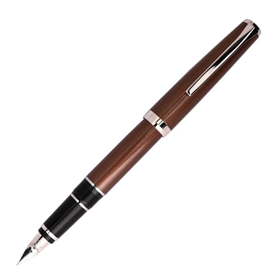 Pilot Falcon Metal Fountain Pen - Brown CT