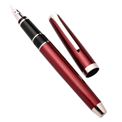 Pilot Falcon Metal Fountain Pen - Red CT 2