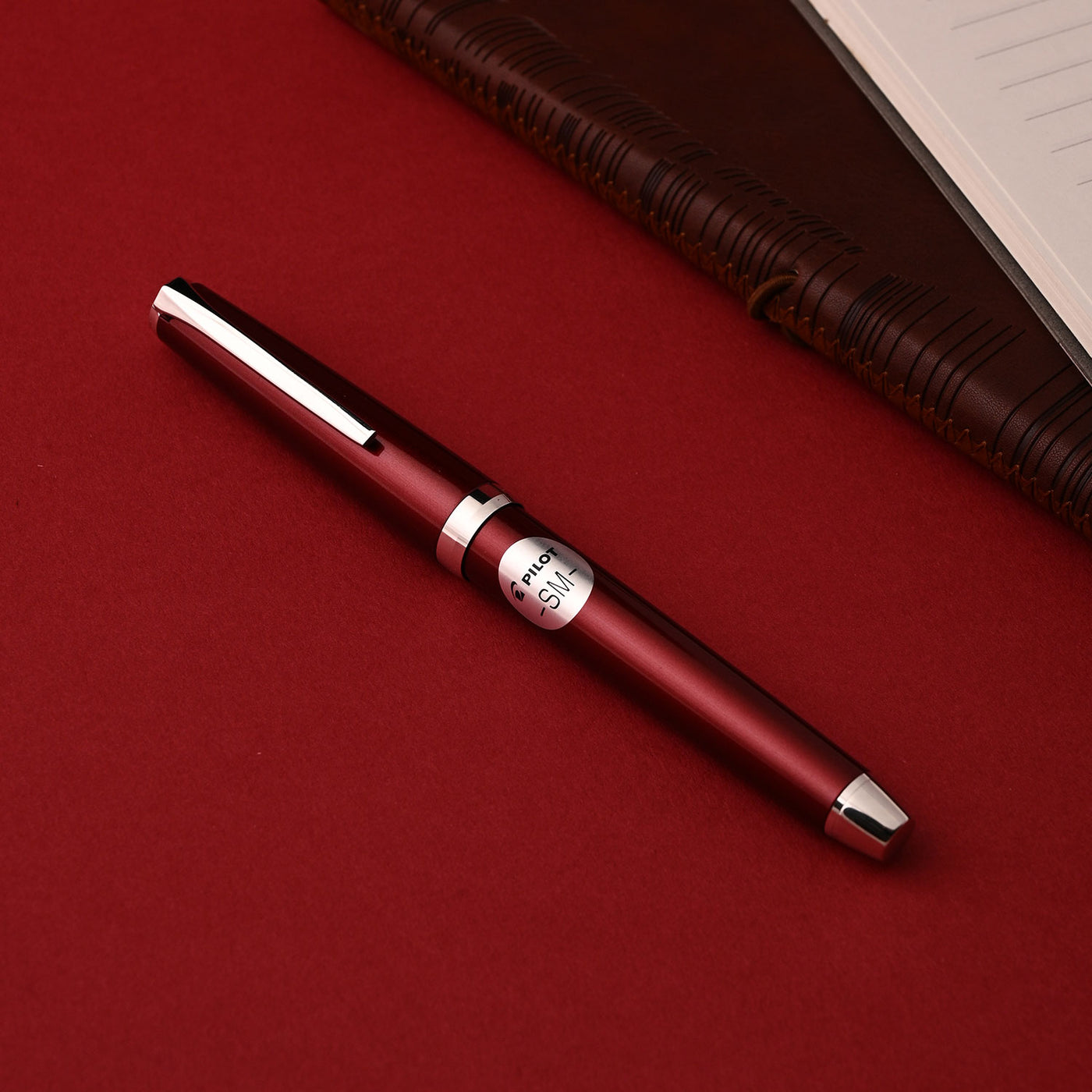 Pilot Falcon Metal Fountain Pen - Red CT 15