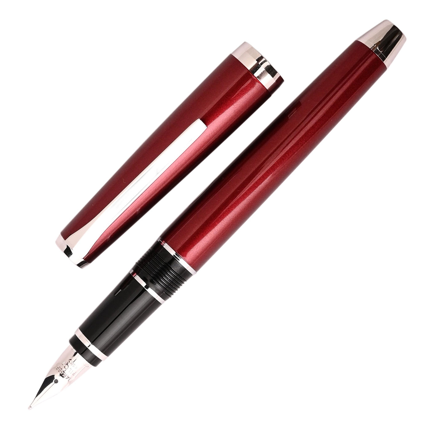 Pilot Falcon Metal Fountain Pen - Red CT 1