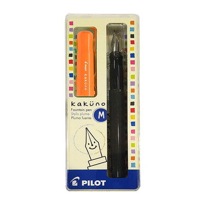 Pilot Kakuno Fountain Pen - Orange Gray 3