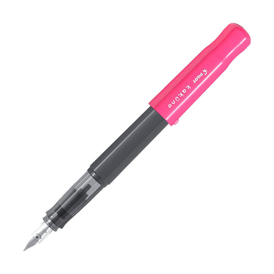 Pilot Kakuno Fountain Pen - Pink Gray