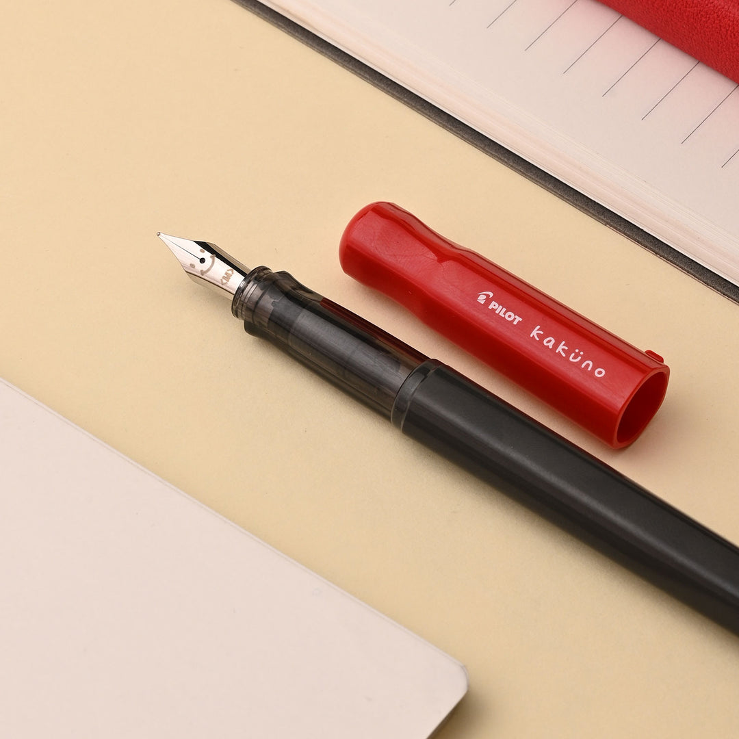 Buy Pilot Kakuno Fountain Pen Red Gray Online at Makoba Pilot