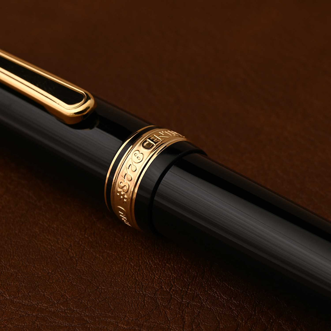 Platinum 3776 Century Fountain Pen - Black in Black 9