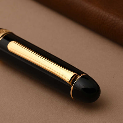 Platinum 3776 Century Fountain Pen - Black in Black 10