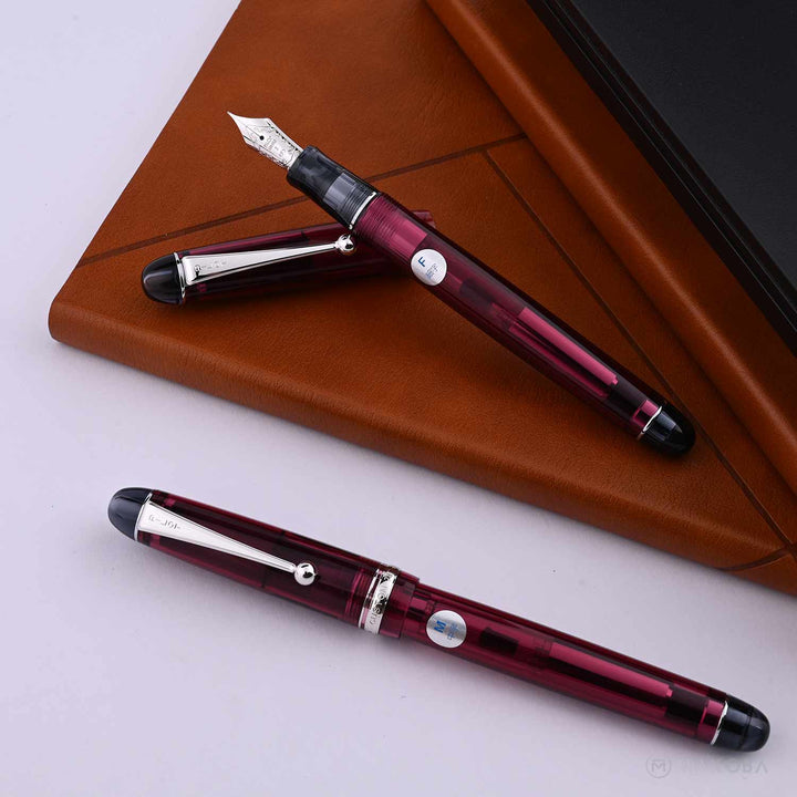 Buy Pilot Custom 74 Fountain Pen - Tinted Wine Red CT Online