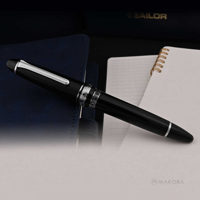 Sailor 1911L Realo Fountain Pen Black 10