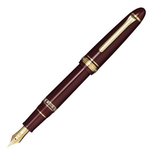 Sailor 1911L Realo Fountain Pen - Maroon GT