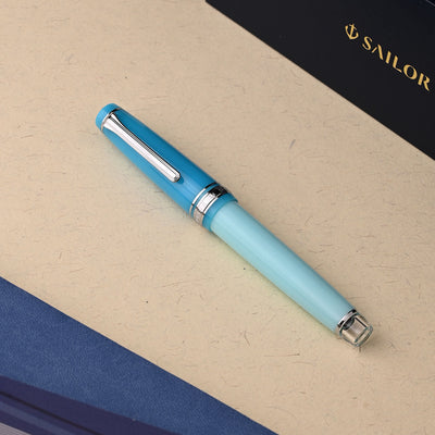 Sailor Professional Gear Cocktail Series Fountain Pen Blue Train (Special Edition) 12