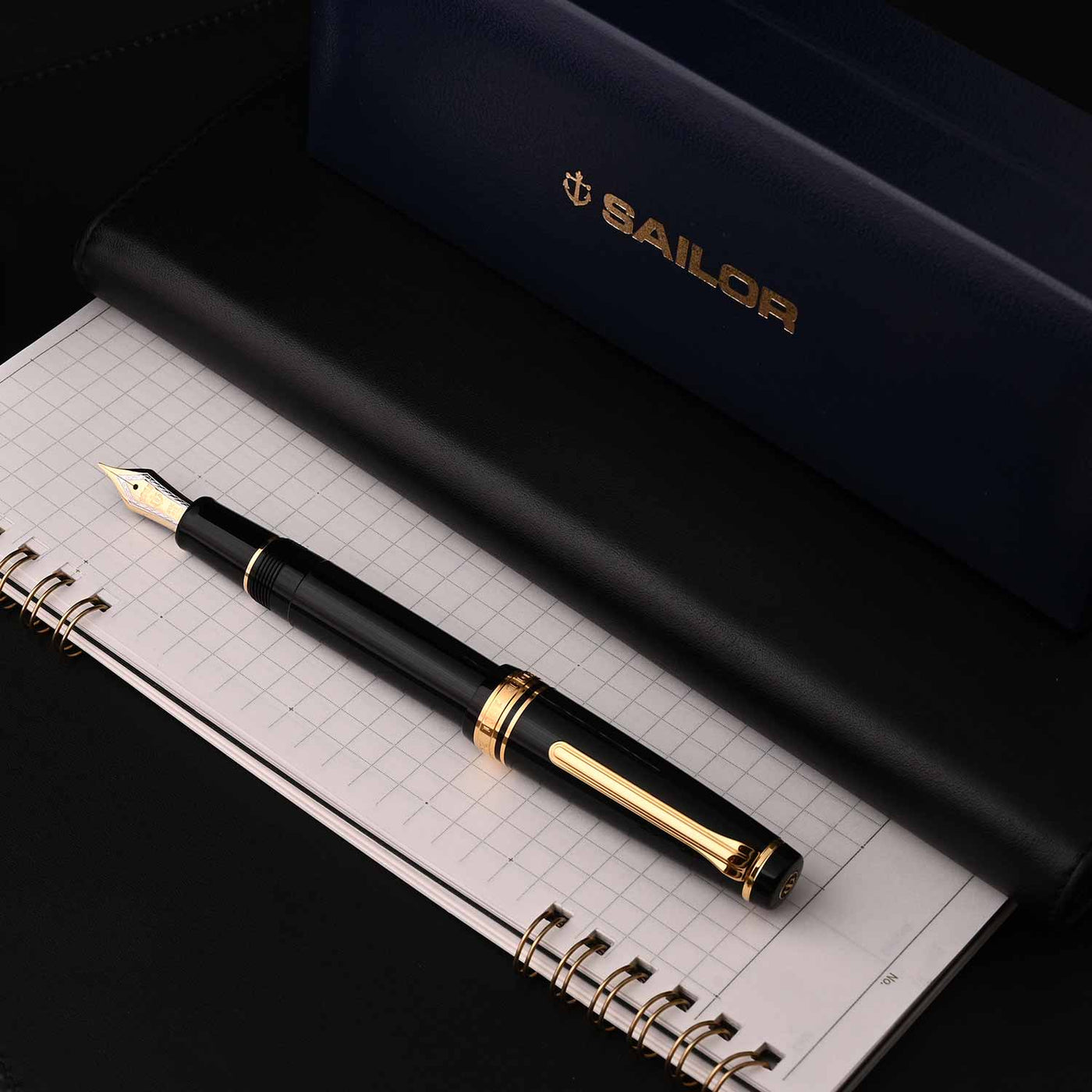 Sailor Professional Gear Fountain Pen Black 14